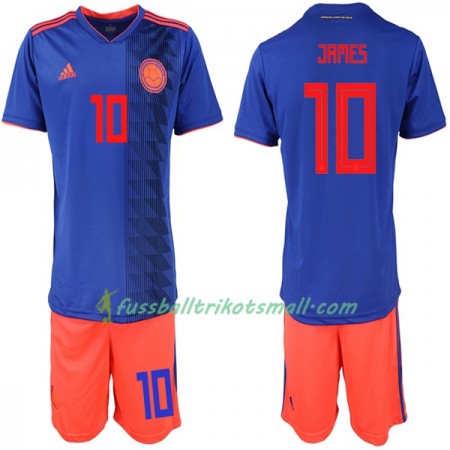 Fußballtrikots Kolumbien James 10 Kinder WM 2018 Auswärts-trikot kaufen